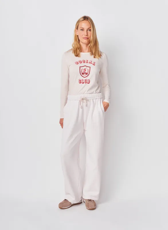 Sundry Straight Pant in Oyster sold by Sundry