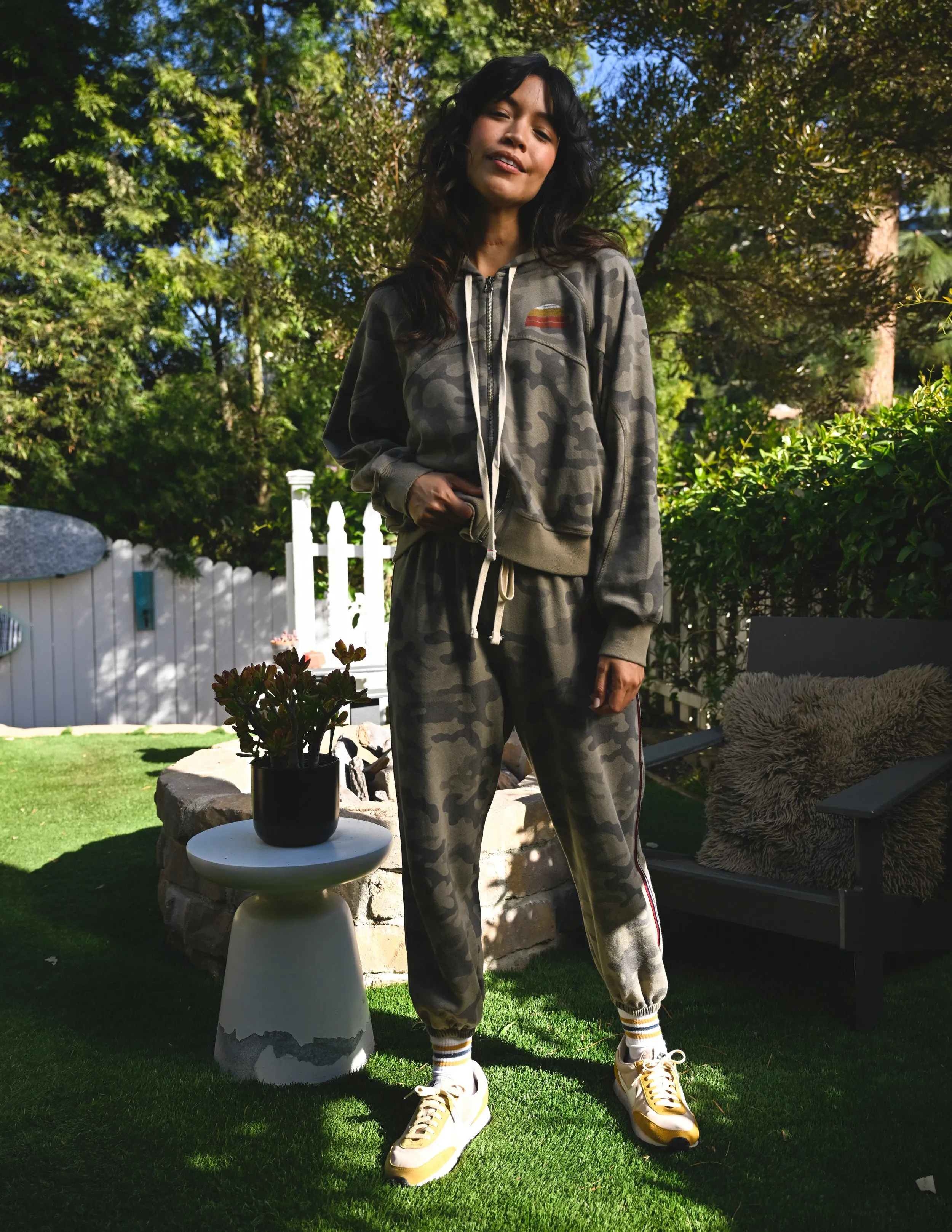 Sundry Golden Hour Horizon Hoodie & Golden Hour Sweatpant in Fern sold by Sundry product image thumbnail 2