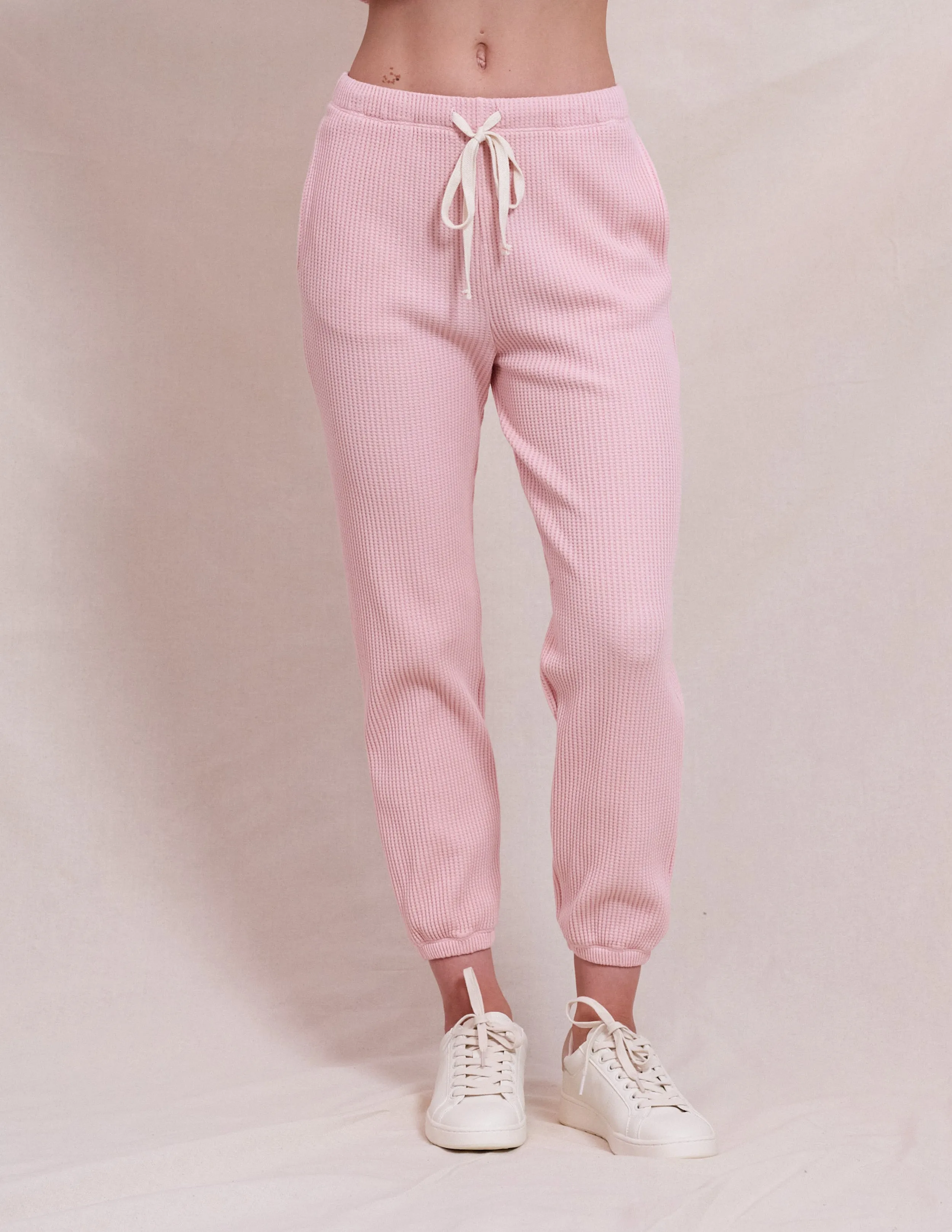 Sundry Cropped Zip Up Jacket & Basic Jogger Set in Iconic Pink sold by Sundry product image thumbnail 4