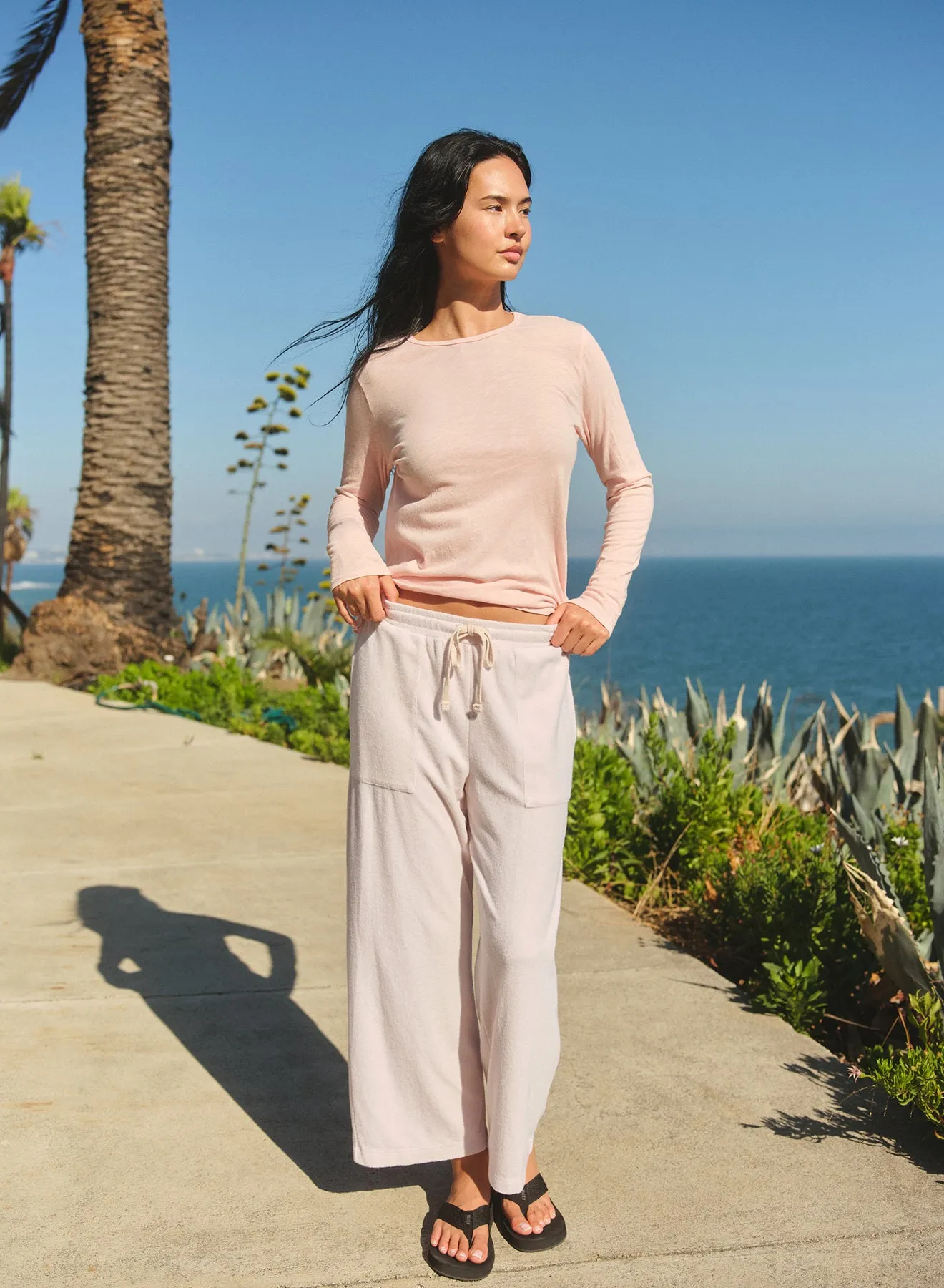 Sundry Sport Sweatpant in Oyster sold by Sundry