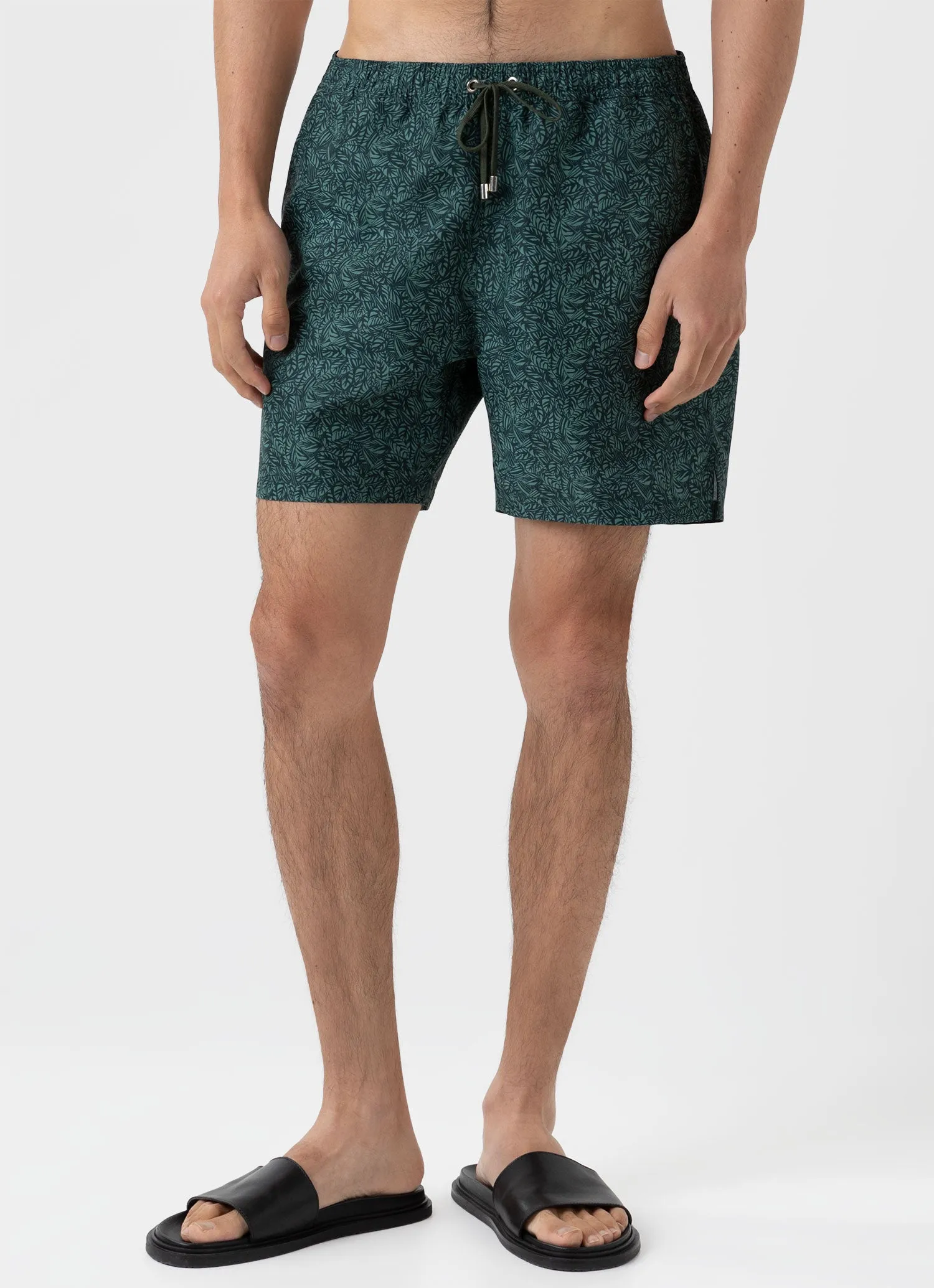 Men's Swimshort in Seaweed Tropics Print sold by Sunspel product image thumbnail 3