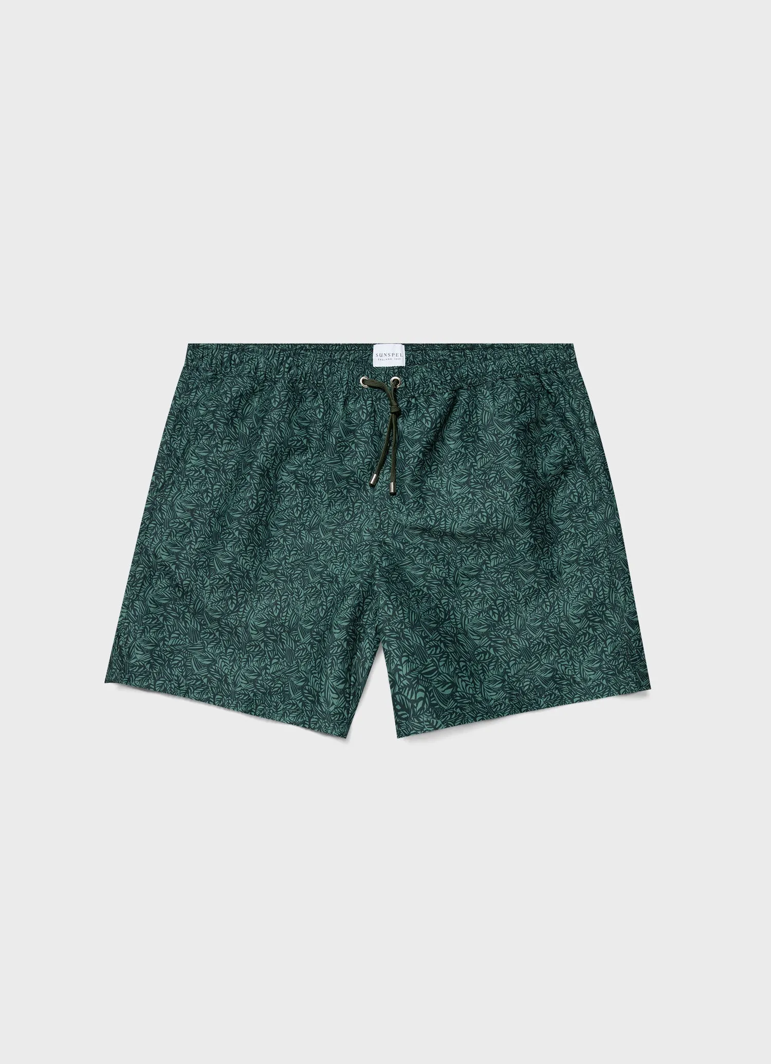 Men's Swimshort in Seaweed Tropics Print sold by Sunspel