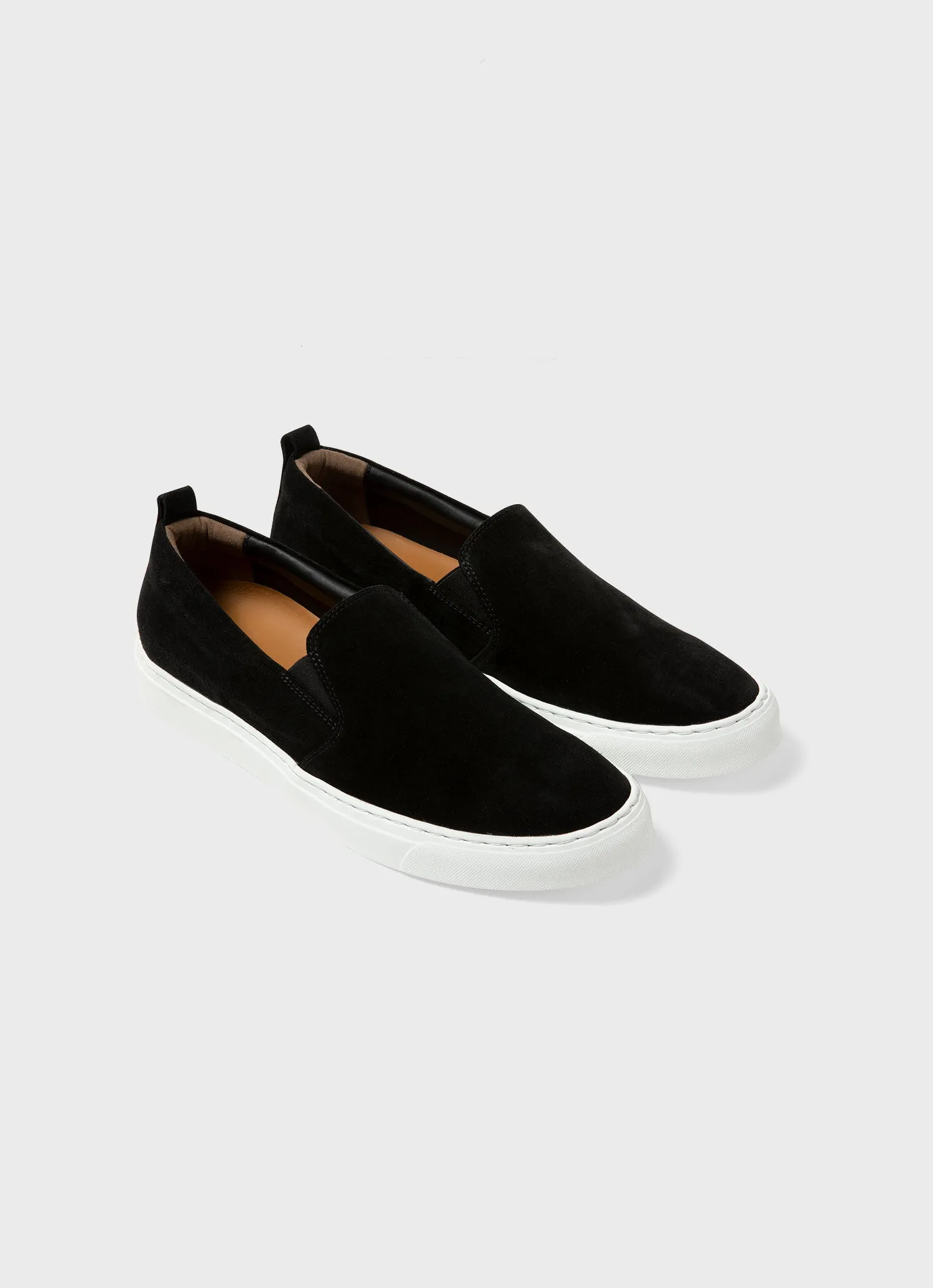 Men's Slip on Trainer in Black sold by Sunspel product image thumbnail 2