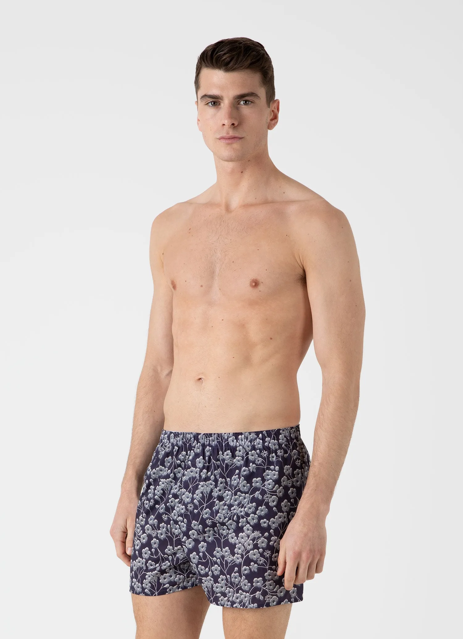 Men's Classic Boxer Shorts in Liberty Fabric in Mitsi sold by Sunspel product image thumbnail 2