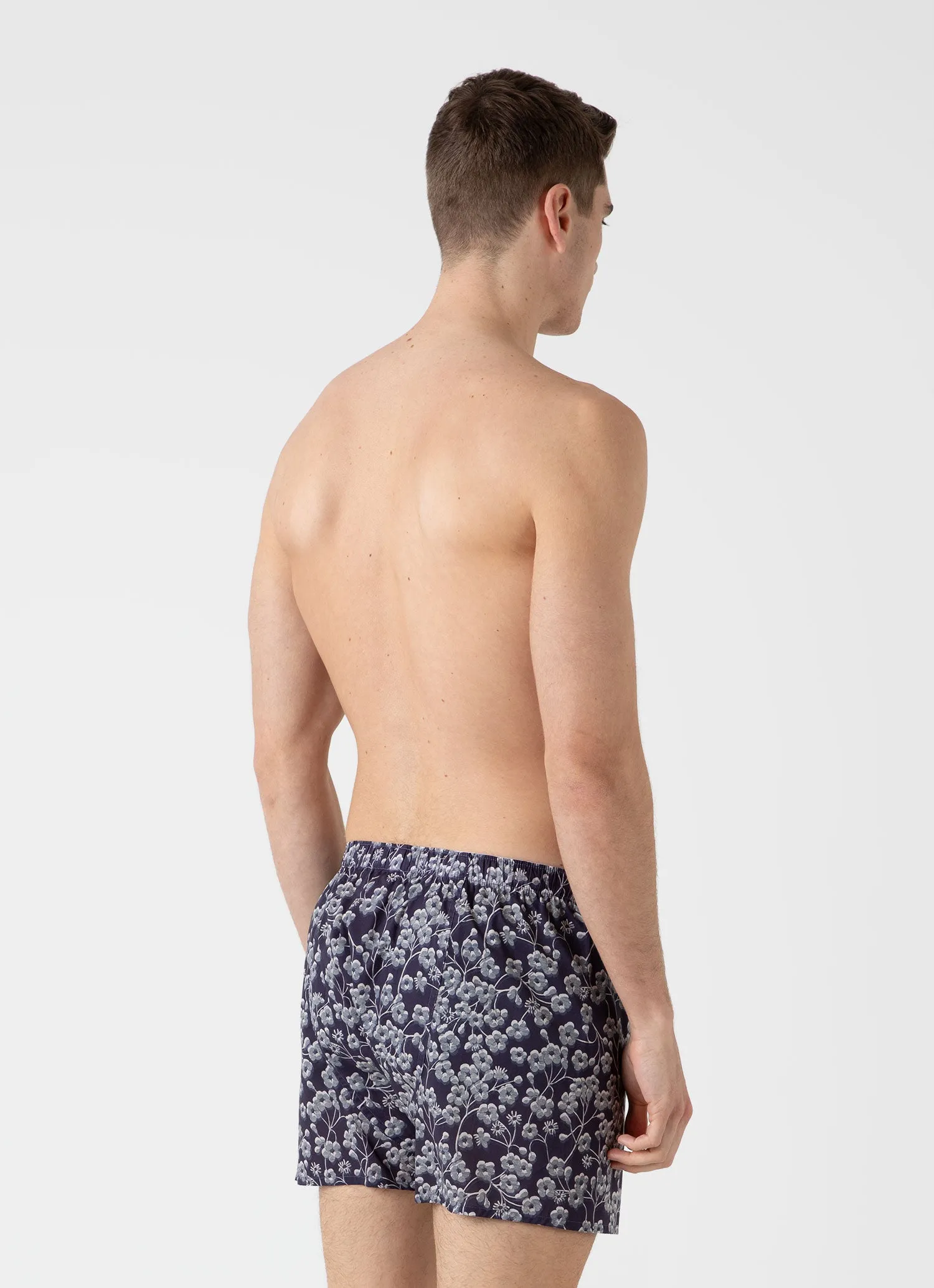 Men's Classic Boxer Shorts in Liberty Fabric in Mitsi sold by Sunspel product image thumbnail 3