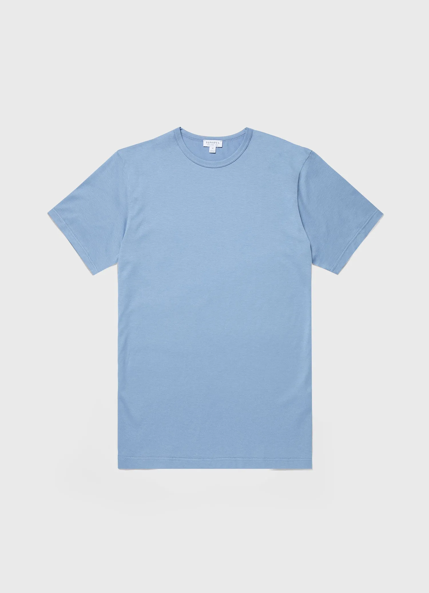 Men's Classic T-shirt in Cornflower sold by Sunspel
