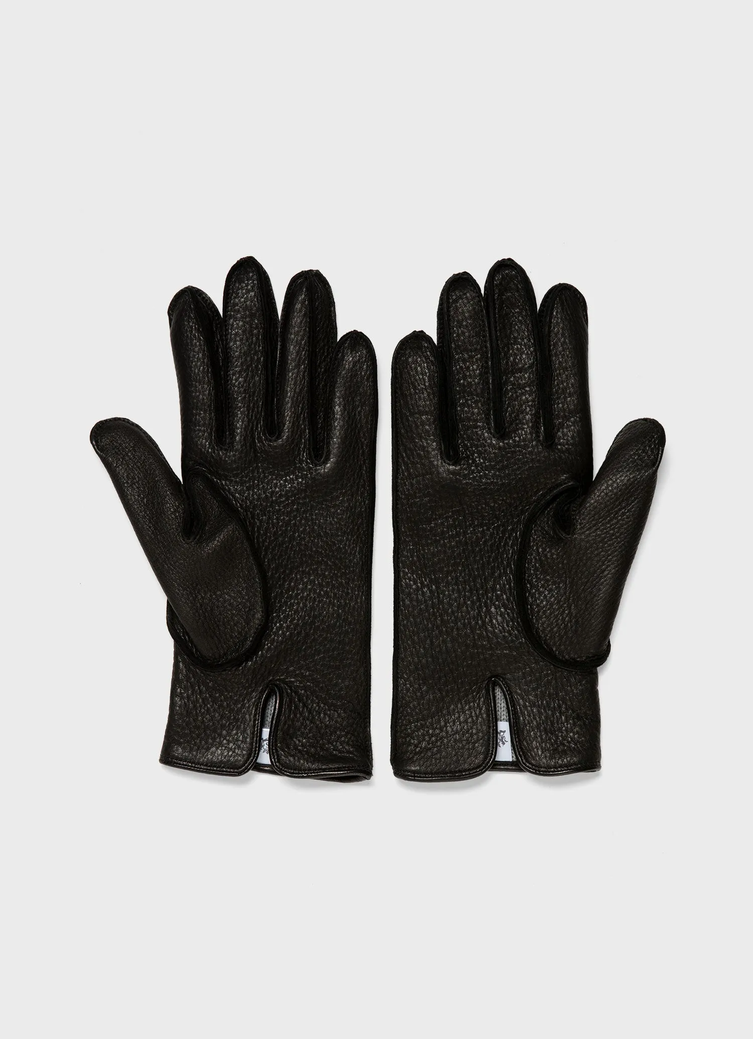 Men's Dents Deerskin Glove in Black sold by Sunspel product image thumbnail 2
