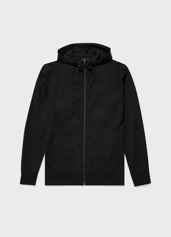Men's DriRelease Active Hoody in Black sold by Sunspel