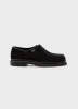 Paraboot Suede Michael Shoe in Black sold by Sunspel