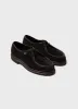 Paraboot Suede Michael Shoe in Black sold by Sunspel