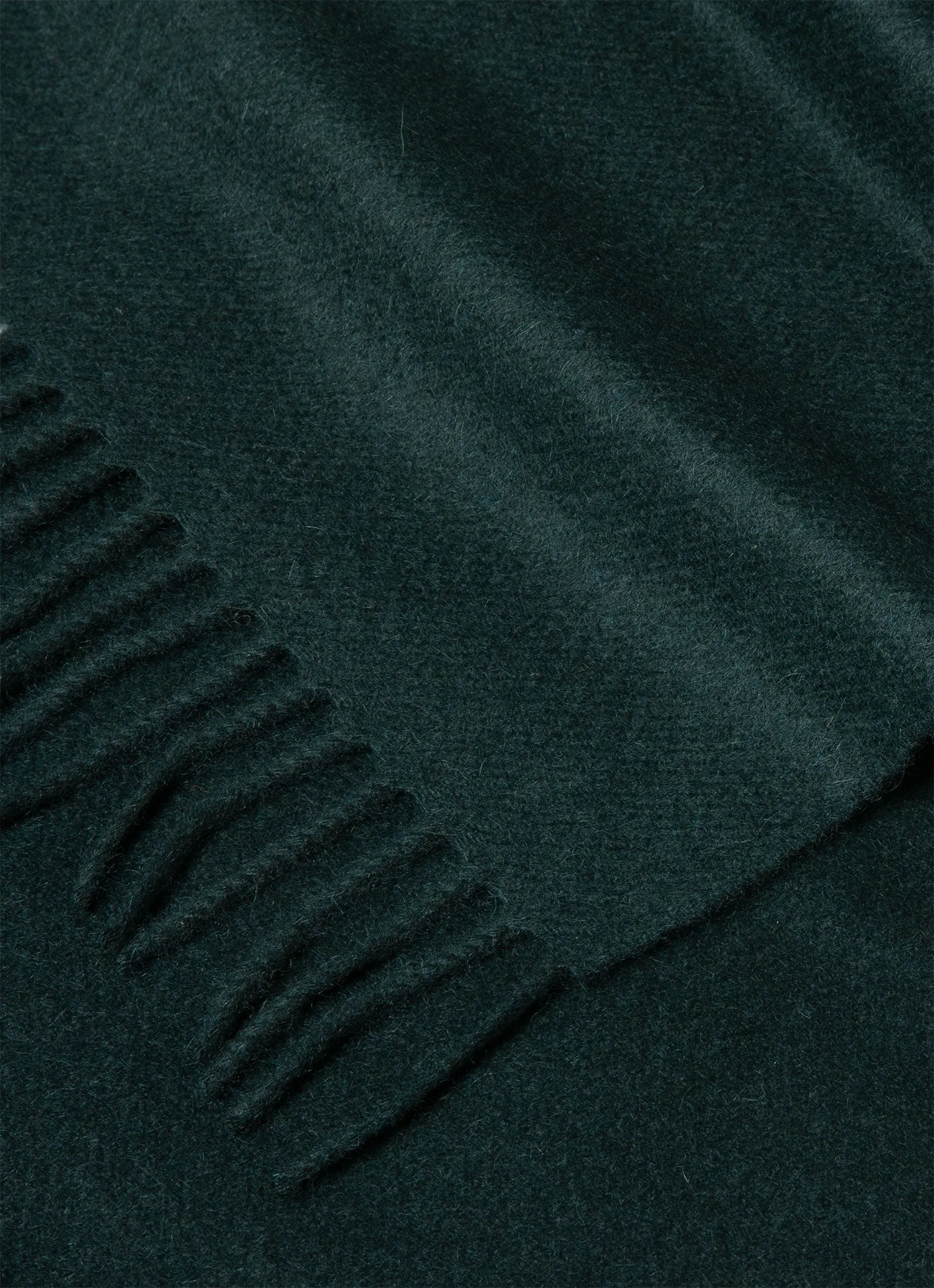 Cashmere Woven Scarf in Dark Green sold by Sunspel product image thumbnail 2