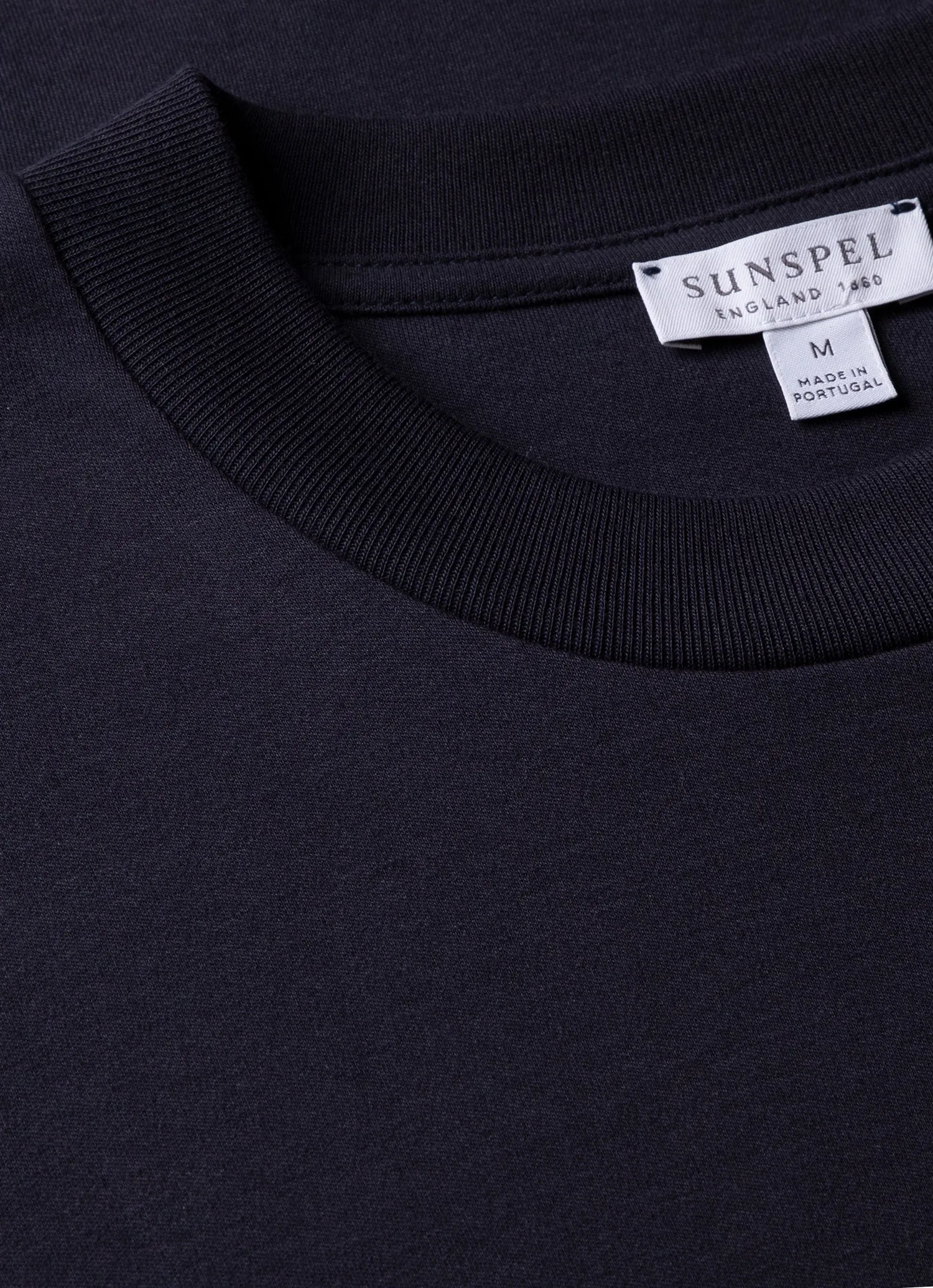 Men's Oversized Heavyweight T-shirt in Navy sold by Sunspel product image thumbnail 4