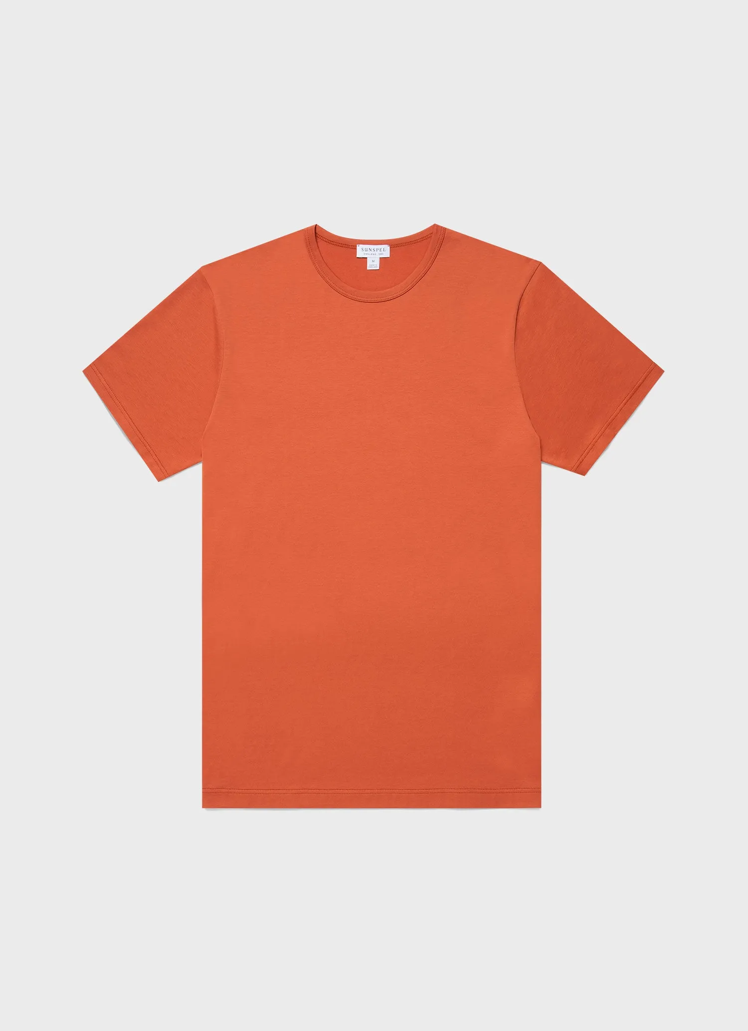 Men's Classic T-shirt in Burnt Sienna sold by Sunspel