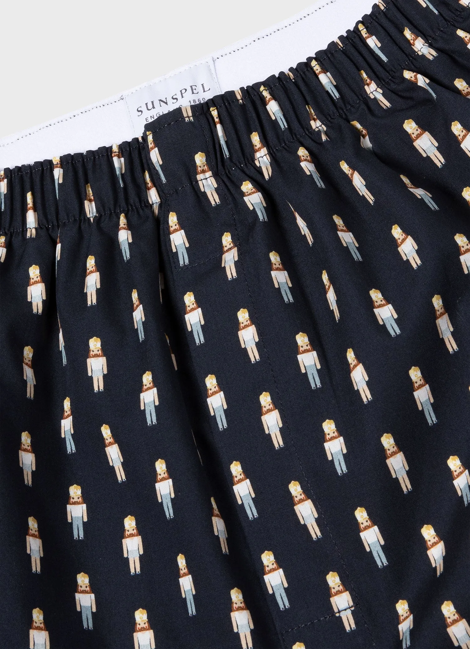 Men's Classic Boxer Shorts in Nutcracker sold by Sunspel product image thumbnail 4