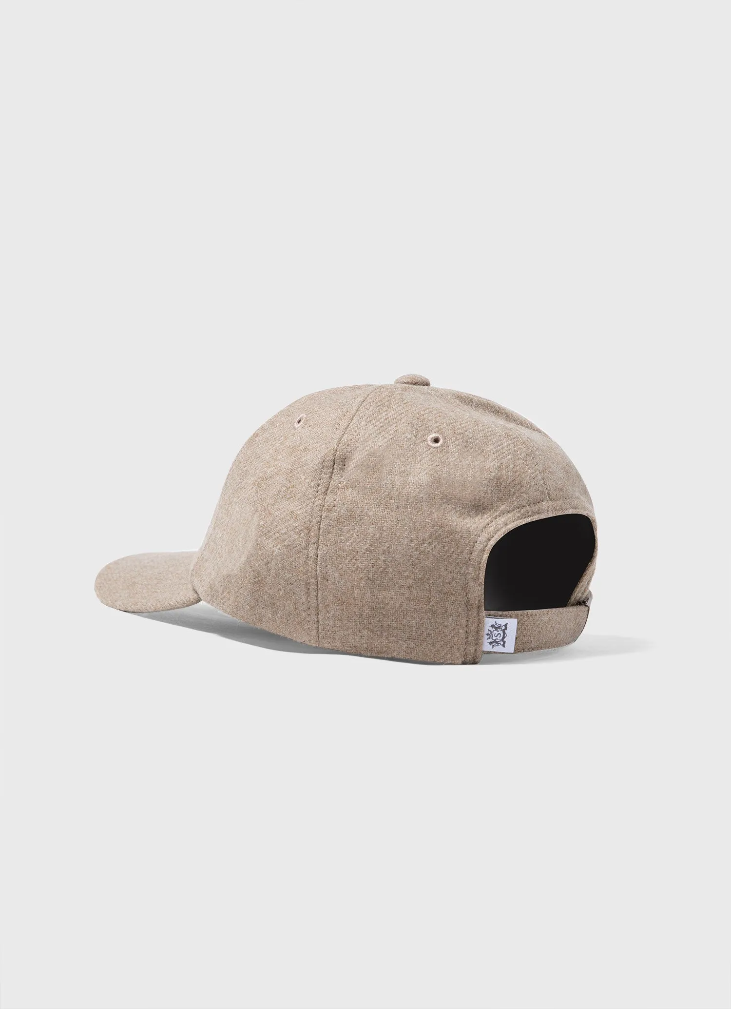 Men's Wool Twill Cap in Sandstone sold by Sunspel product image thumbnail 3