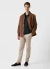 Men's Sea Island Cotton Polo Shirt in Seaweed sold by Sunspel
