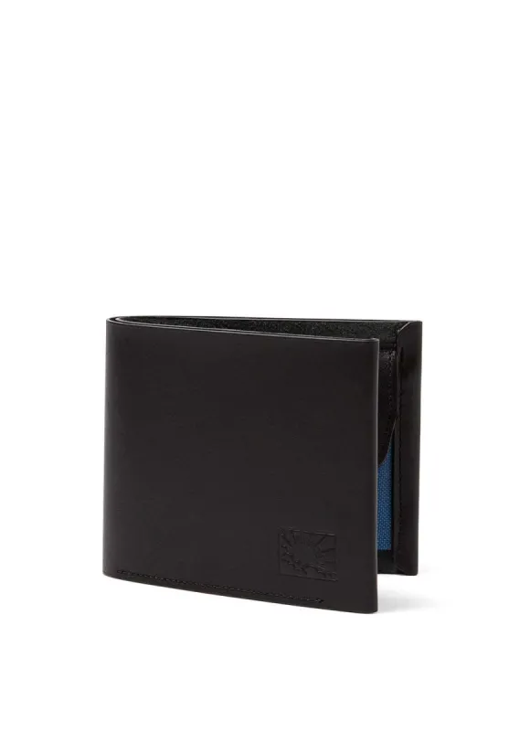 Men's Postalco for Sunspel Leather Billfold Wallet in Black sold by Sunspel