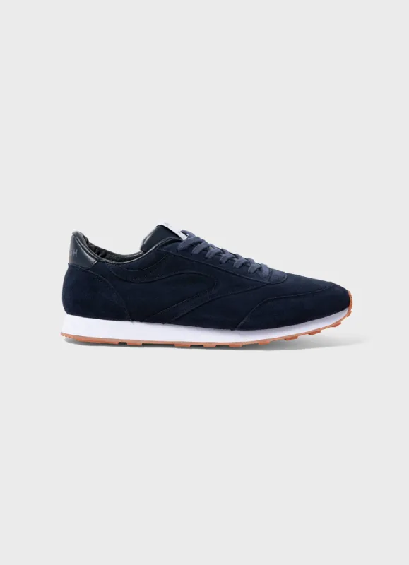 Men's Sunspel and Walsh Trainer in Navy sold by Sunspel