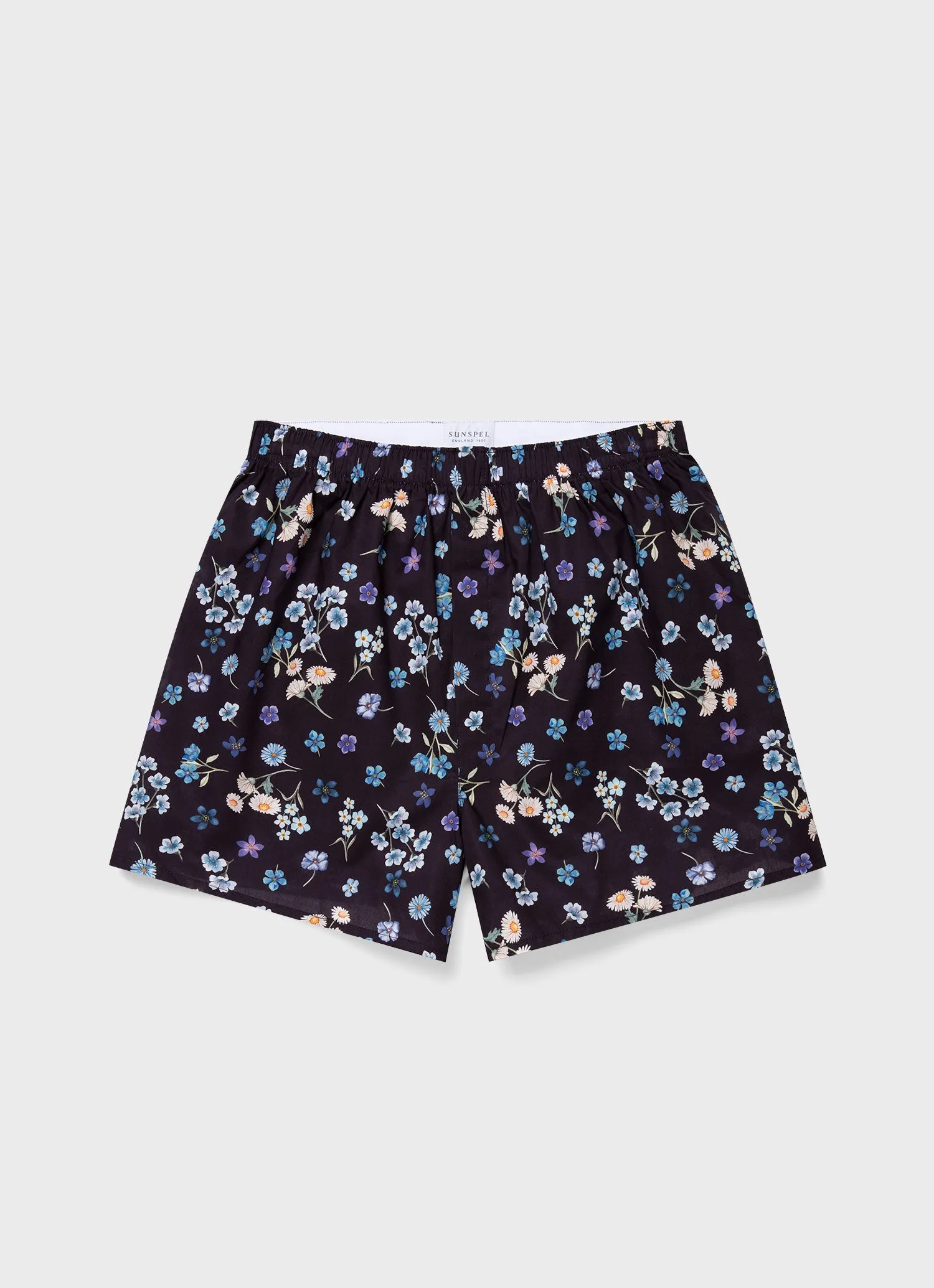 Men's Classic Boxer Shorts in Liberty Fabric Primavera sold by Sunspel