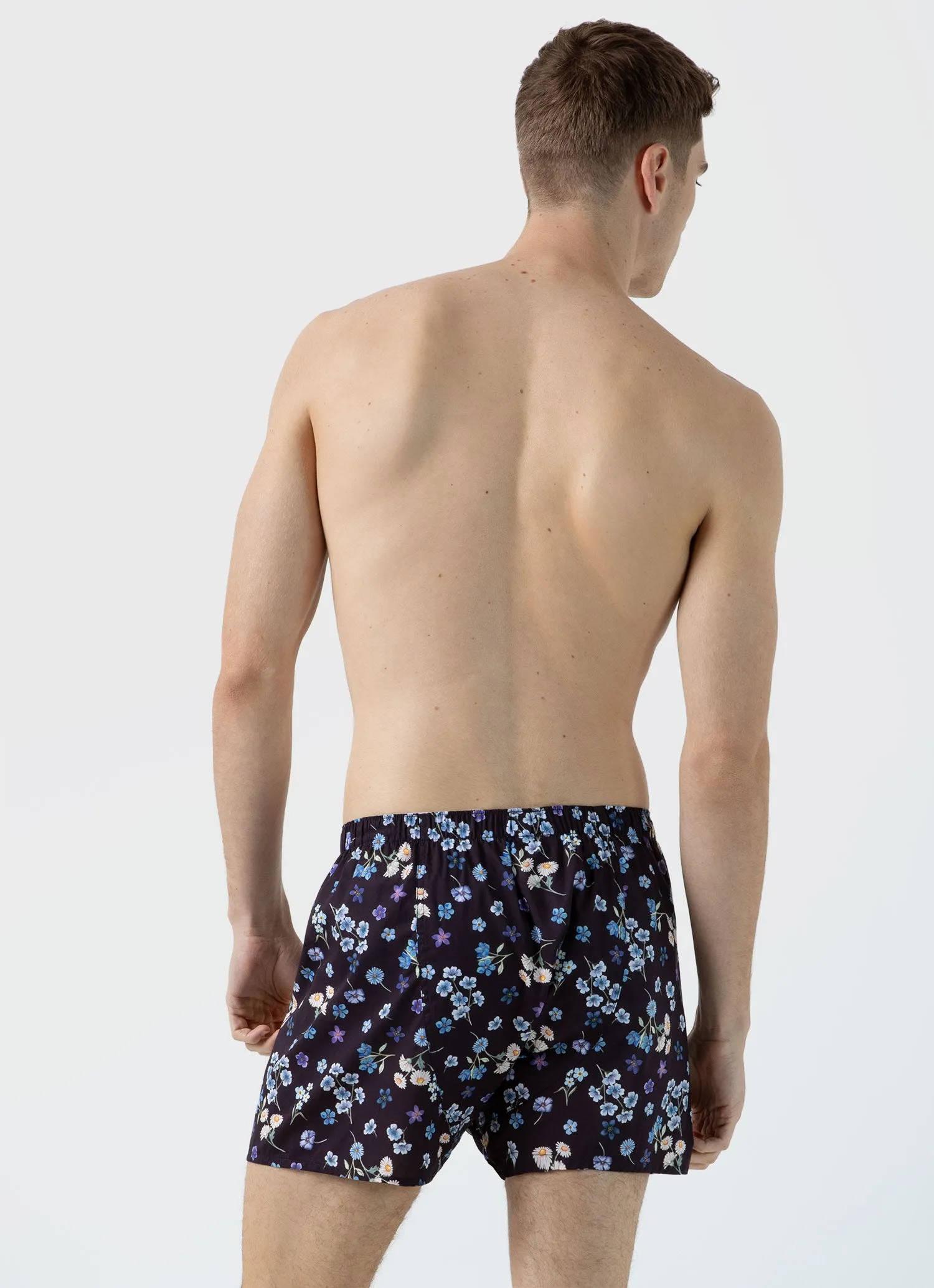 Men's Classic Boxer Shorts in Liberty Fabric Primavera sold by Sunspel product image thumbnail 3