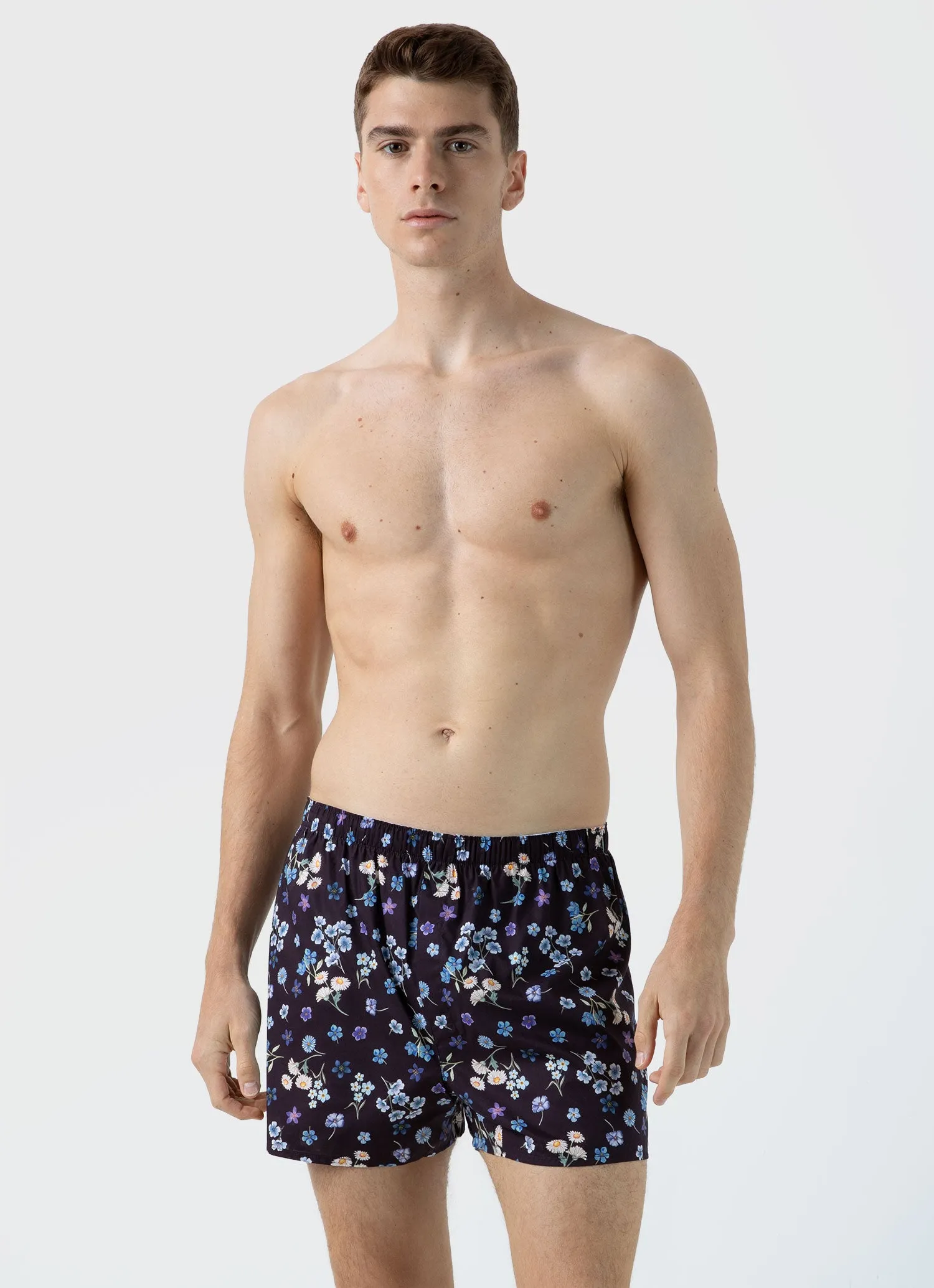 Men's Classic Boxer Shorts in Liberty Fabric Primavera sold by Sunspel product image thumbnail 2