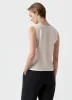 Women's Boyfit Tank in Undyed sold by Sunspel