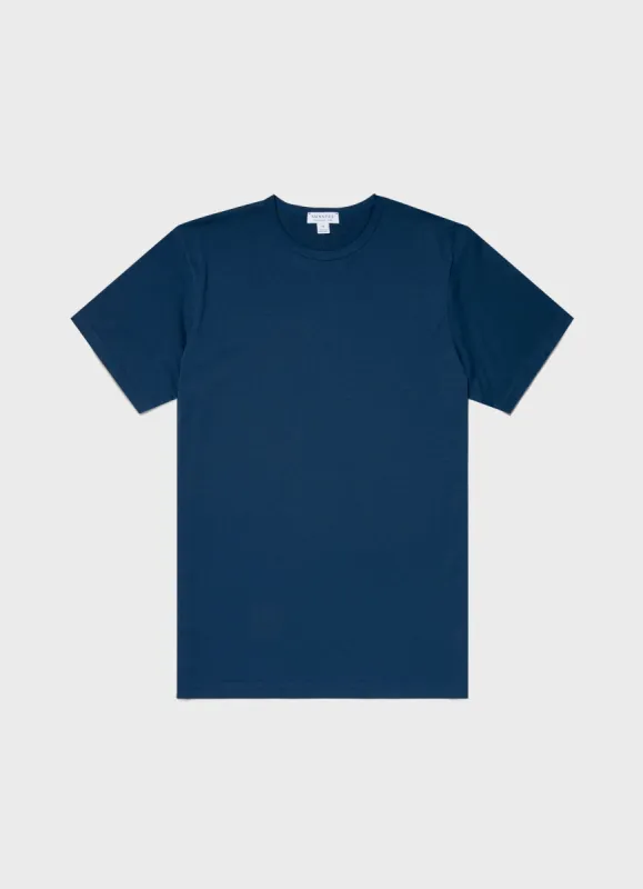 Men's Classic T-shirt in Coast sold by Sunspel