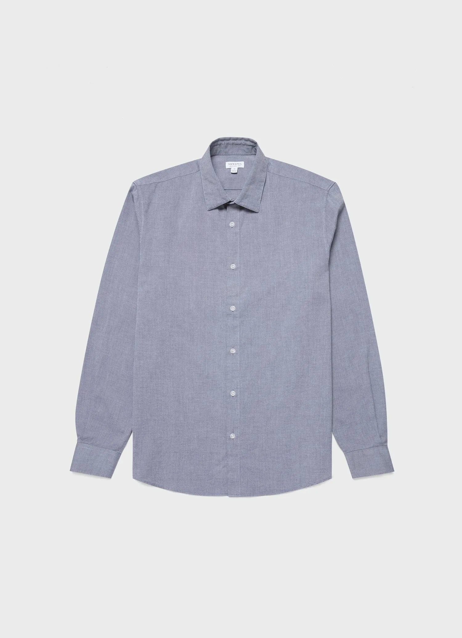 Men's Oxford Shirt in Light Blue sold by Sunspel