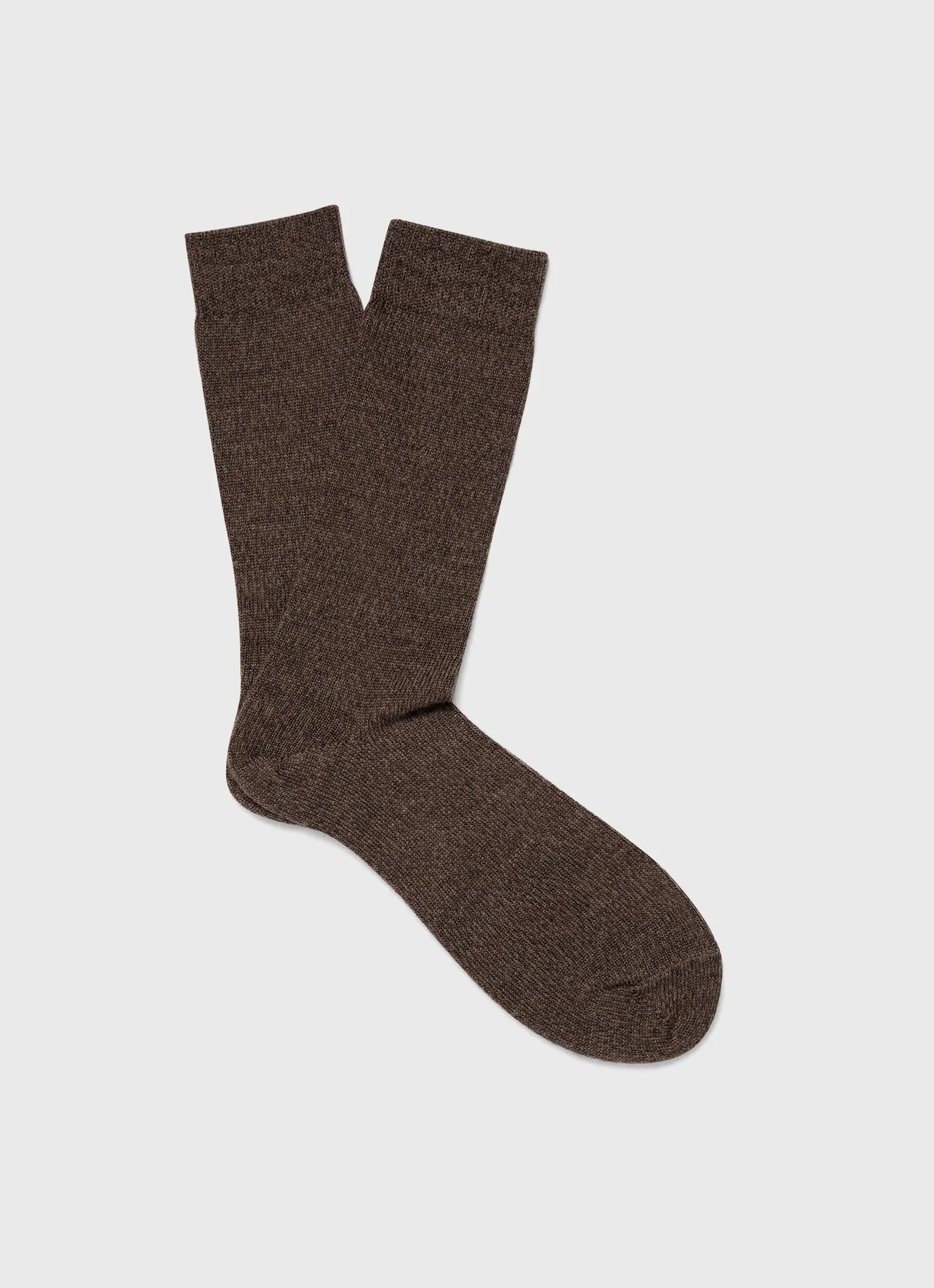 Men's Merino Wool Socks in Cedar Twist sold by Sunspel
