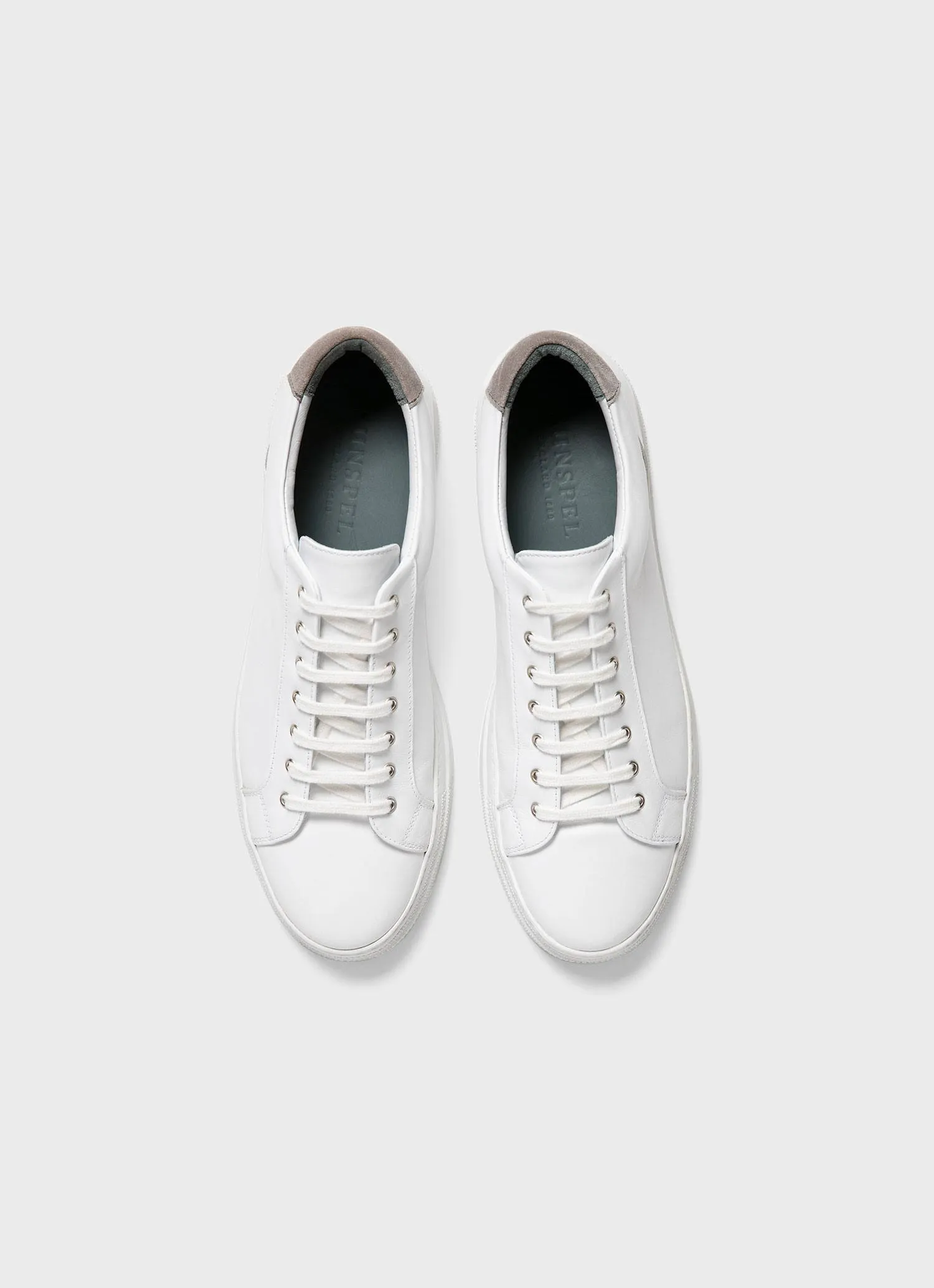 Men's Leather Tennis Shoes in White sold by Sunspel product image thumbnail 5