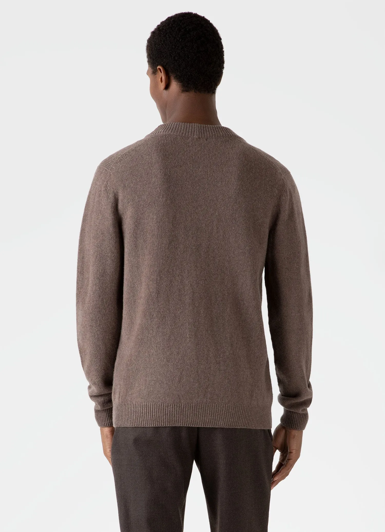 Men's Lambswool Cardigan in Cedar sold by Sunspel product image thumbnail 5