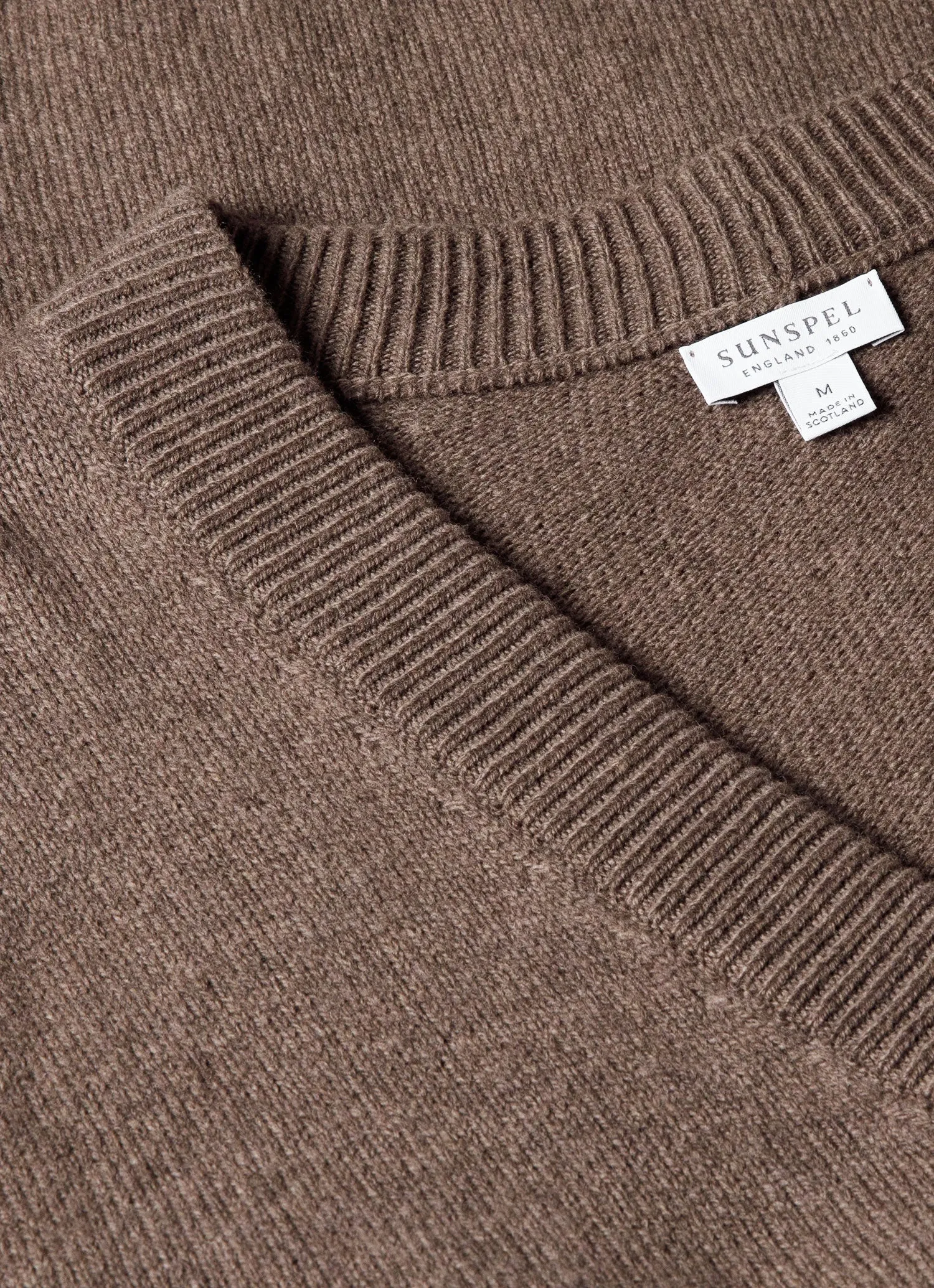 Men's Lambswool Cardigan in Cedar sold by Sunspel product image thumbnail 4