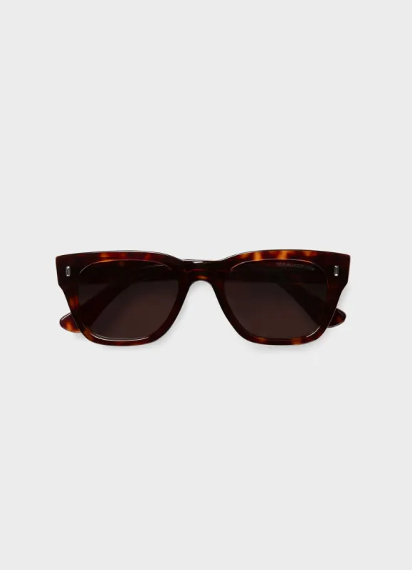 Cutler and Gross Sunglasses in Dark Turtle sold by Sunspel