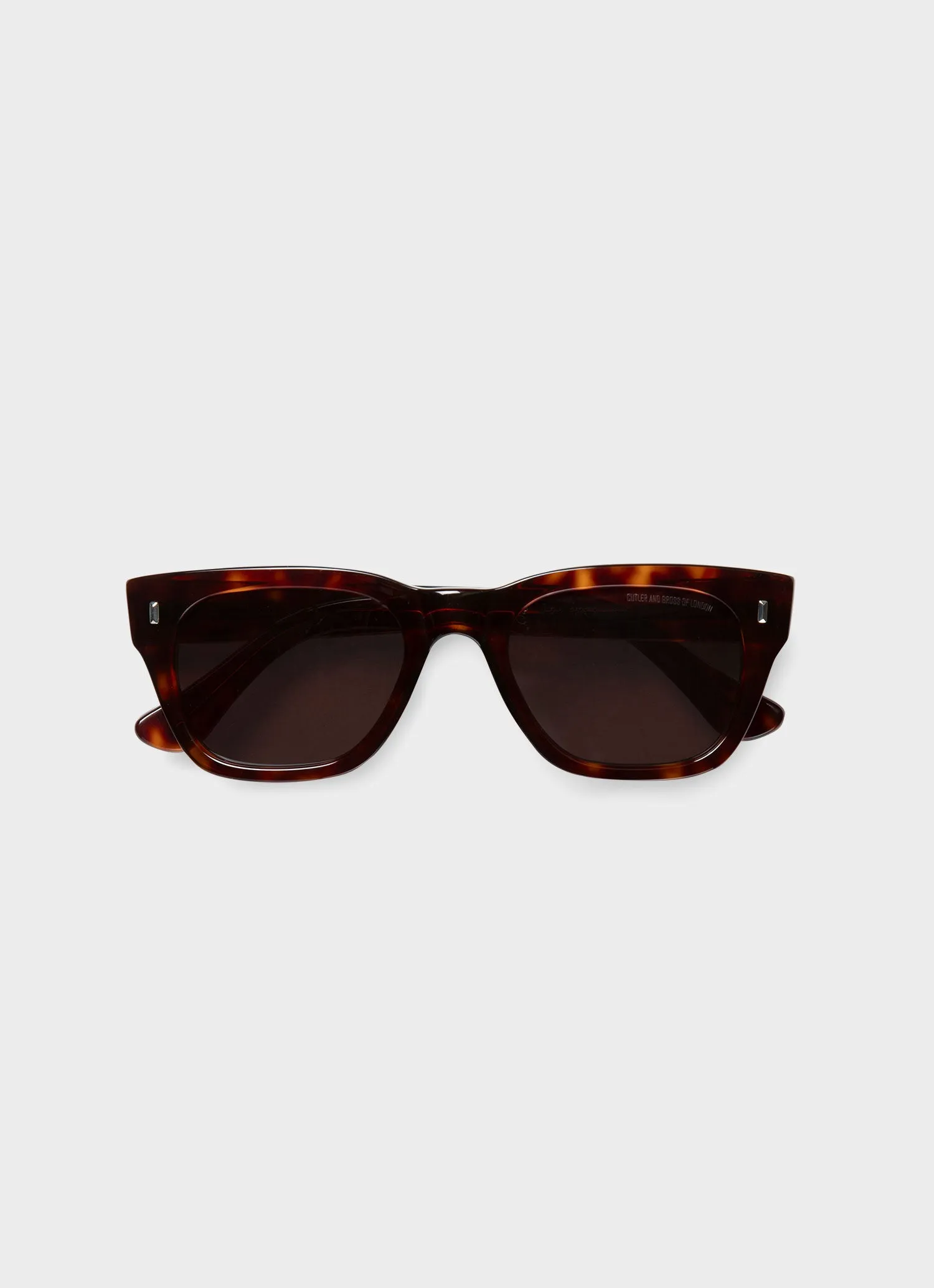 Cutler and Gross Sunglasses in Dark Turtle sold by Sunspel