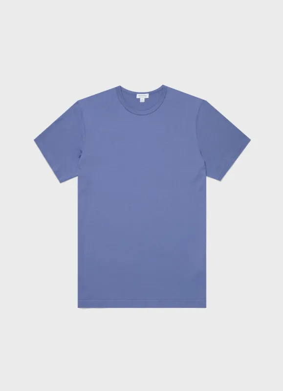 Men's Classic T-shirt in Grape sold by Sunspel