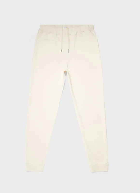 Men's Loopback Sweatpants in Archive White sold by Sunspel