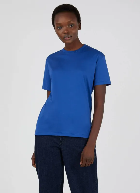 Women's Boy Fit T-shirt in Klein sold by Sunspel