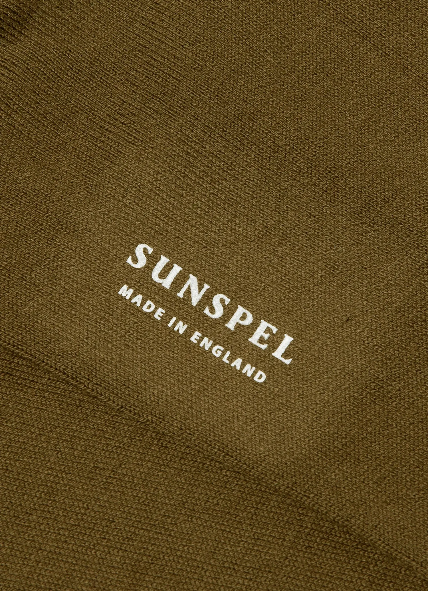 Men's Cotton Socks in Olive sold by Sunspel product image thumbnail 2