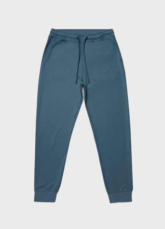 Men's DriRelease Active Sweatpants in Dark Petrol sold by Sunspel