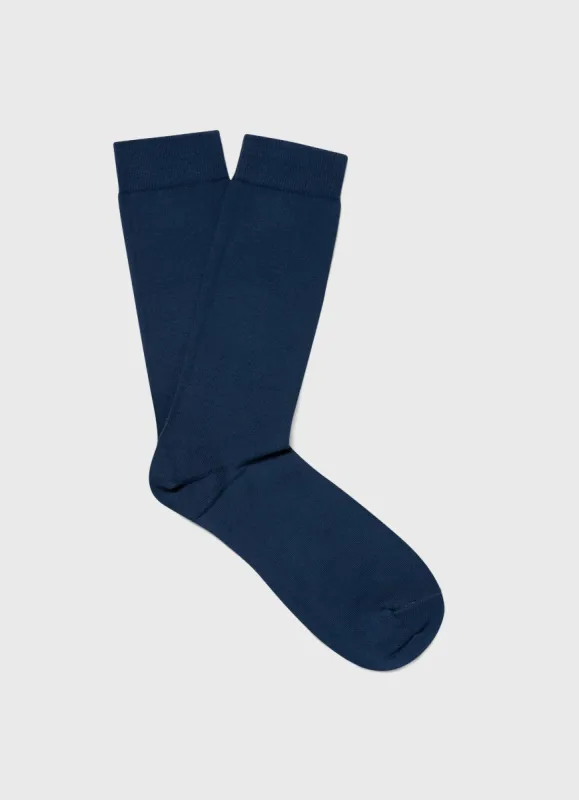 Men's Cotton Socks in Coast sold by Sunspel