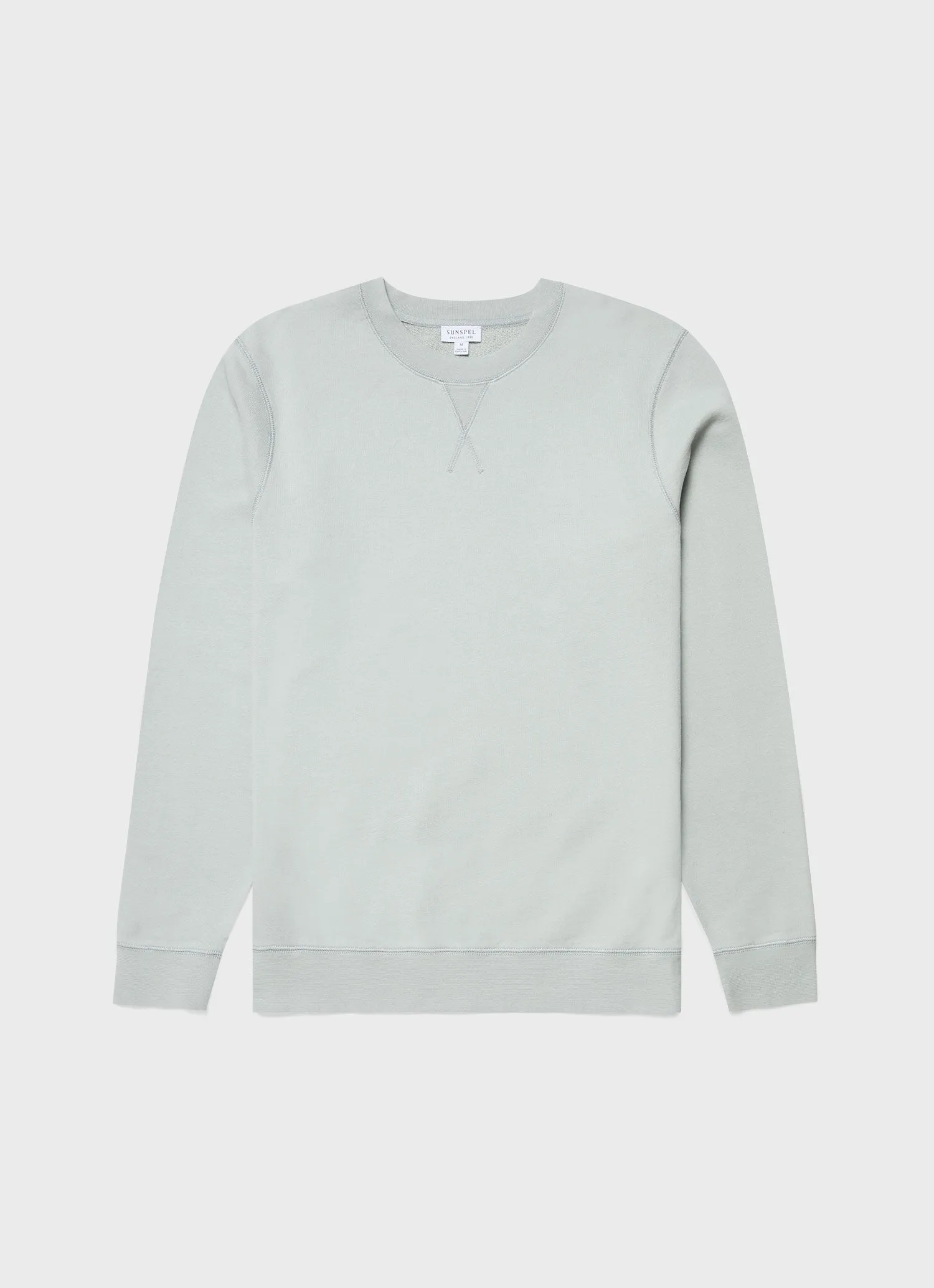 Men's Loopback Sweatshirt in Laurel sold by Sunspel