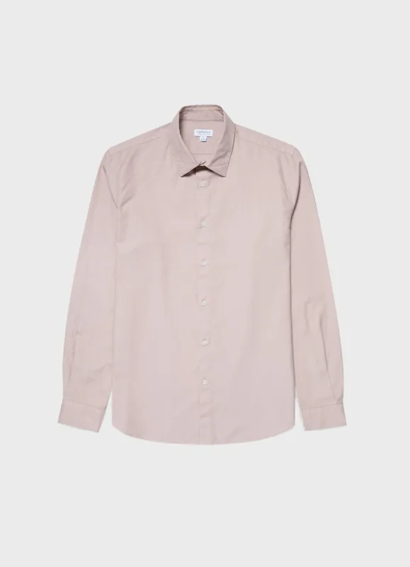 Men's Oxford Shirt in Pale Pink sold by Sunspel