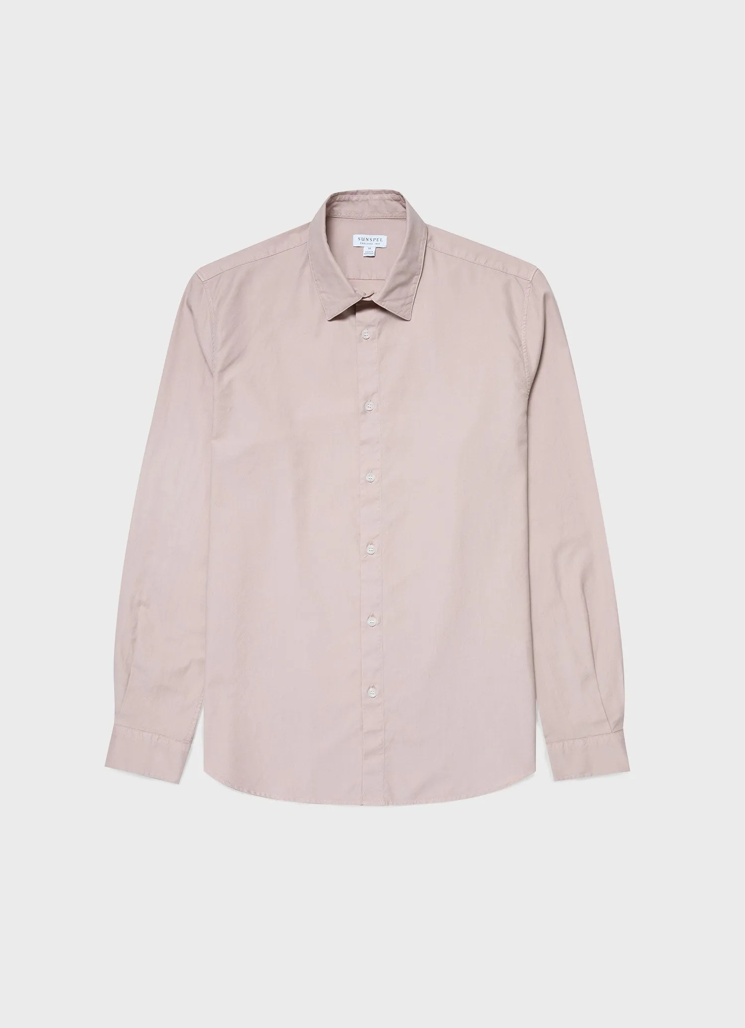 Men's Oxford Shirt in Pale Pink sold by Sunspel