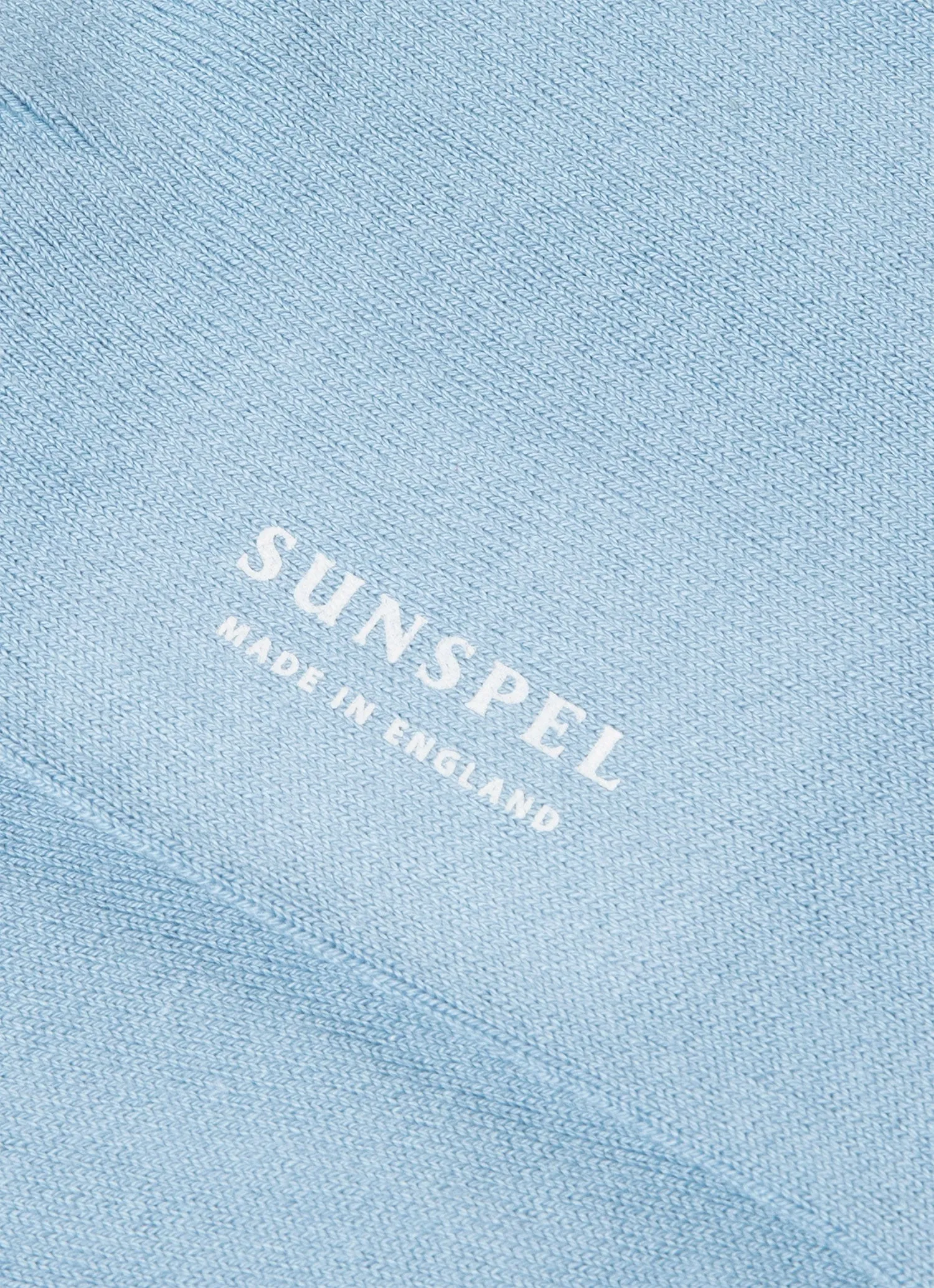 Men's Cotton Socks in Sky Blue sold by Sunspel product image thumbnail 2