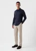 Men's Jersey Shirt in Navy sold by Sunspel