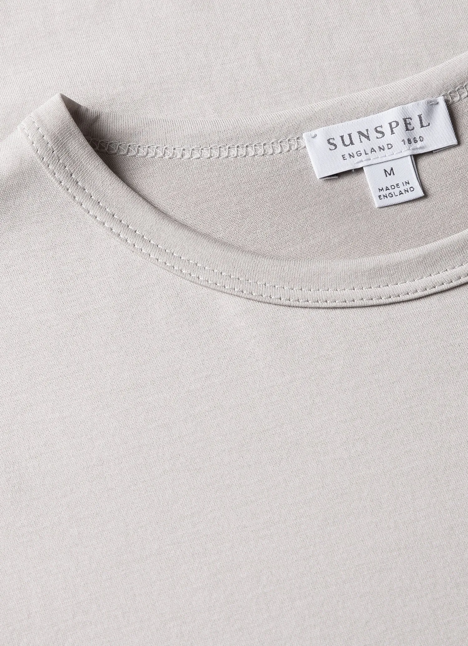 Men's Classic T-shirt in Putty sold by Sunspel product image thumbnail 4