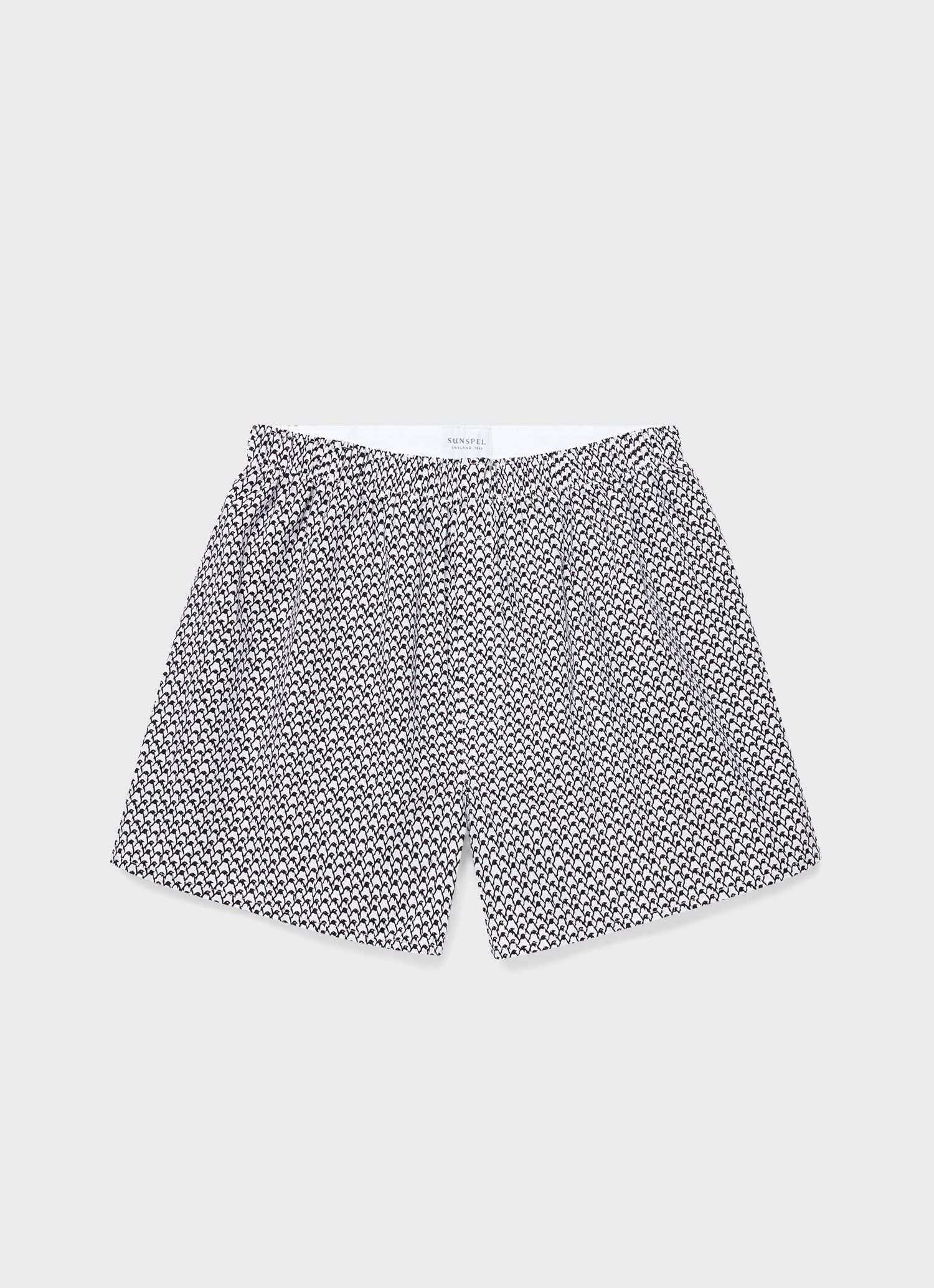Men's Classic Boxer Shorts in Penguin sold by Sunspel