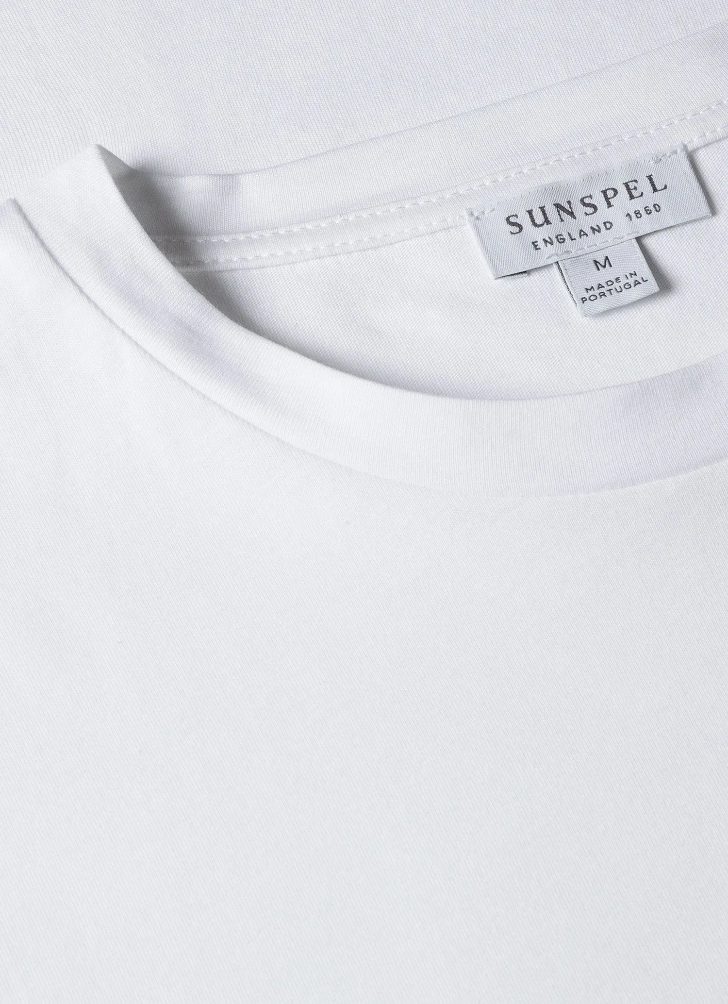 Men's Riviera T-shirt in White sold by Sunspel product image thumbnail 4