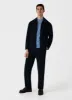 Men's Cord Harrington Jacket in Navy sold by Sunspel