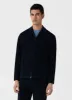 Men's Cord Harrington Jacket in Navy sold by Sunspel